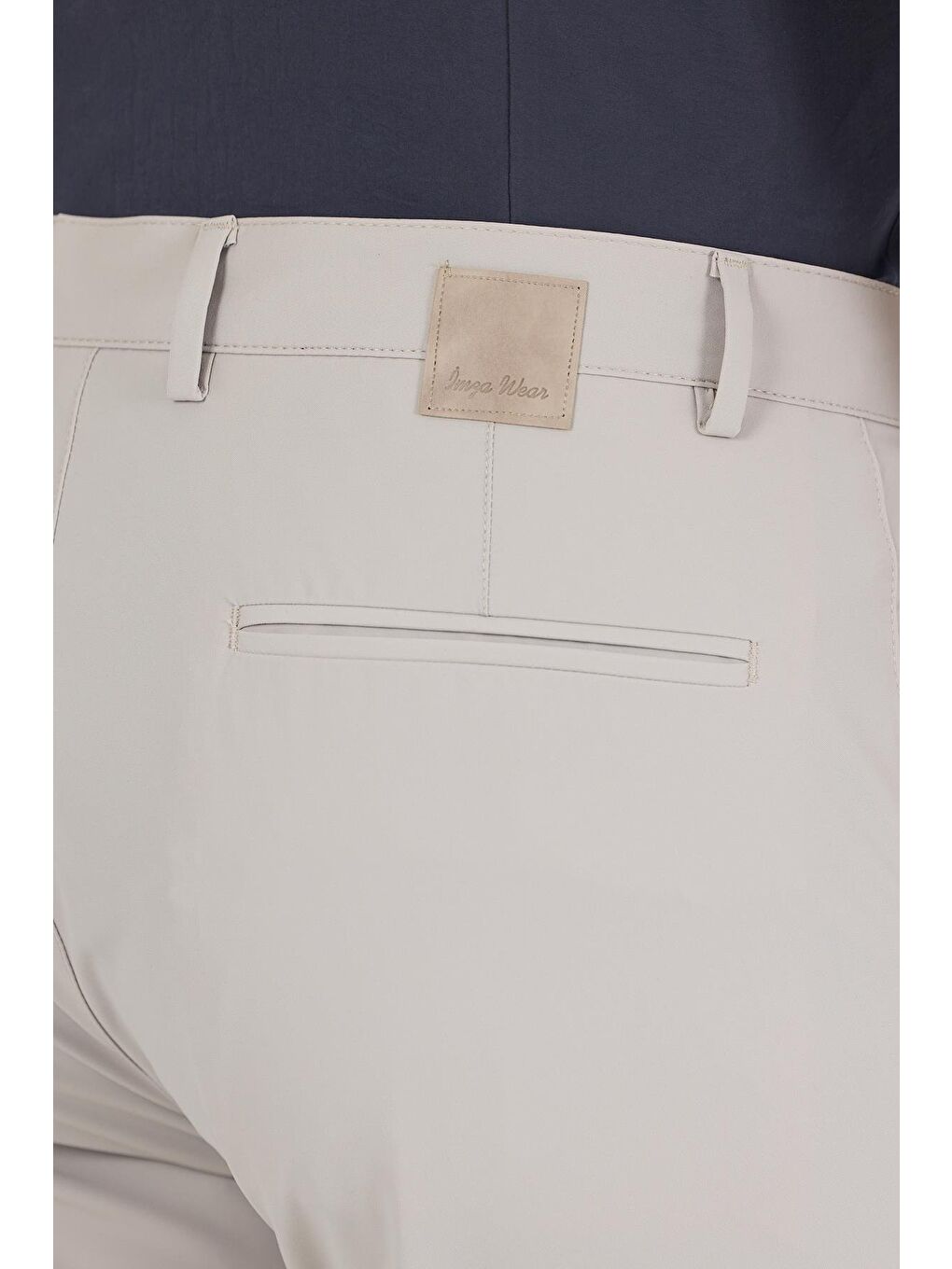 Bej Taş Rengi Yandan Cepli Casual Slim Fit Pantolon 1003250164-4