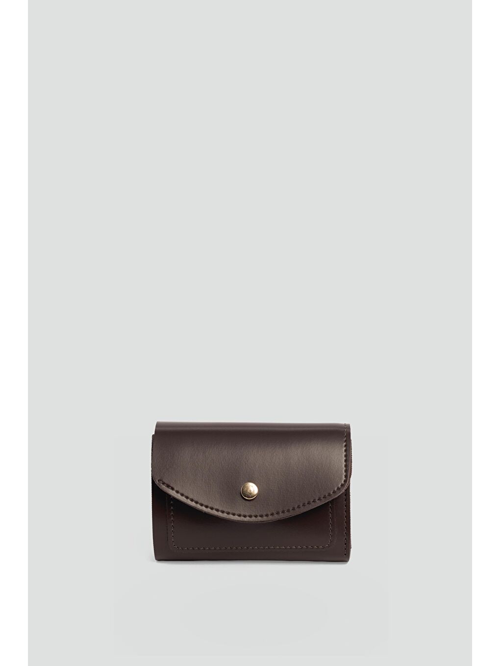 Kahverengi Pico Kapaklı Kadın Cüzdan Kahve
