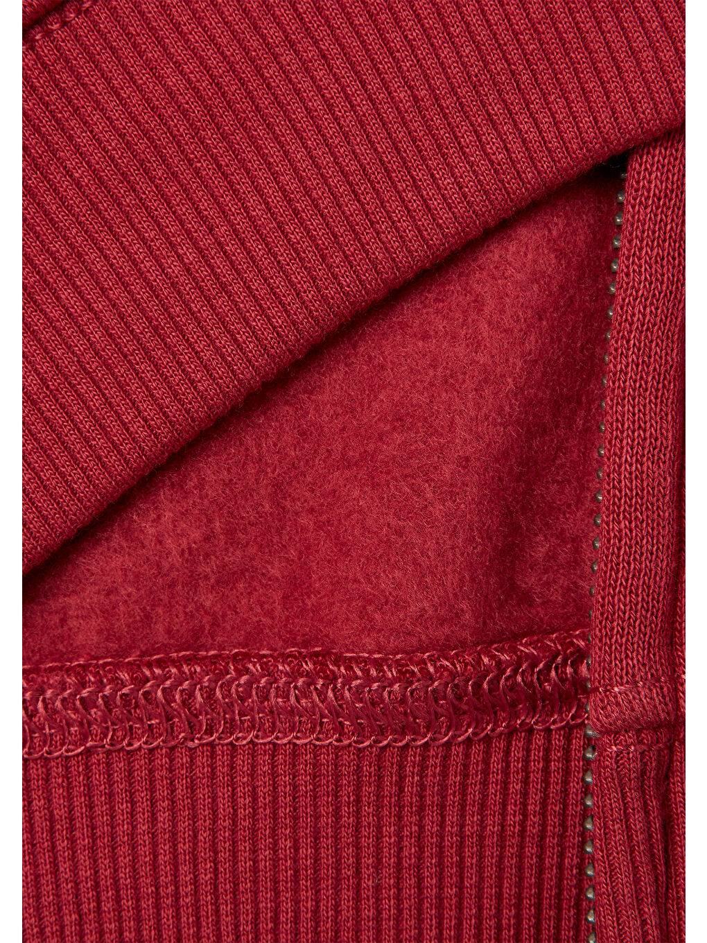 Erkek Çocuk Gri-Yeşil Baskılı Cepli Fermuarlı Kapüşonlu Sweatshirt-2