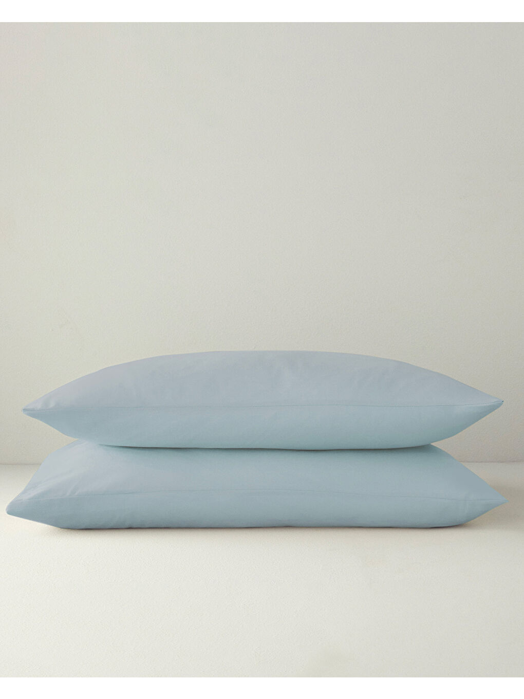 Novella Premium Soft Pamuk 2'li Yastık Kılıfı 50x70 cm Açık Mavi-2