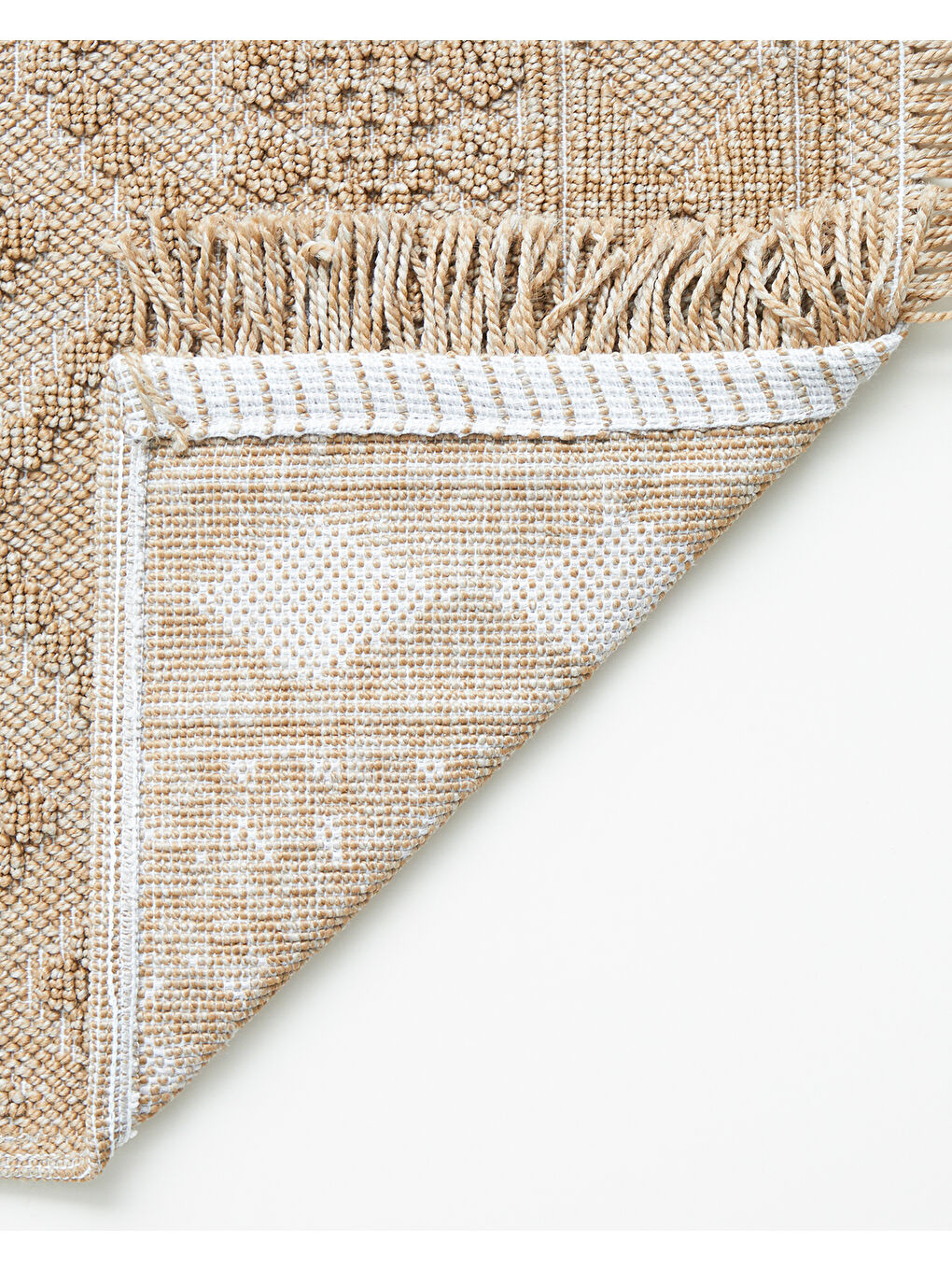 Bej Ethnic Bukle Kilim 80x150 cm Natural-1