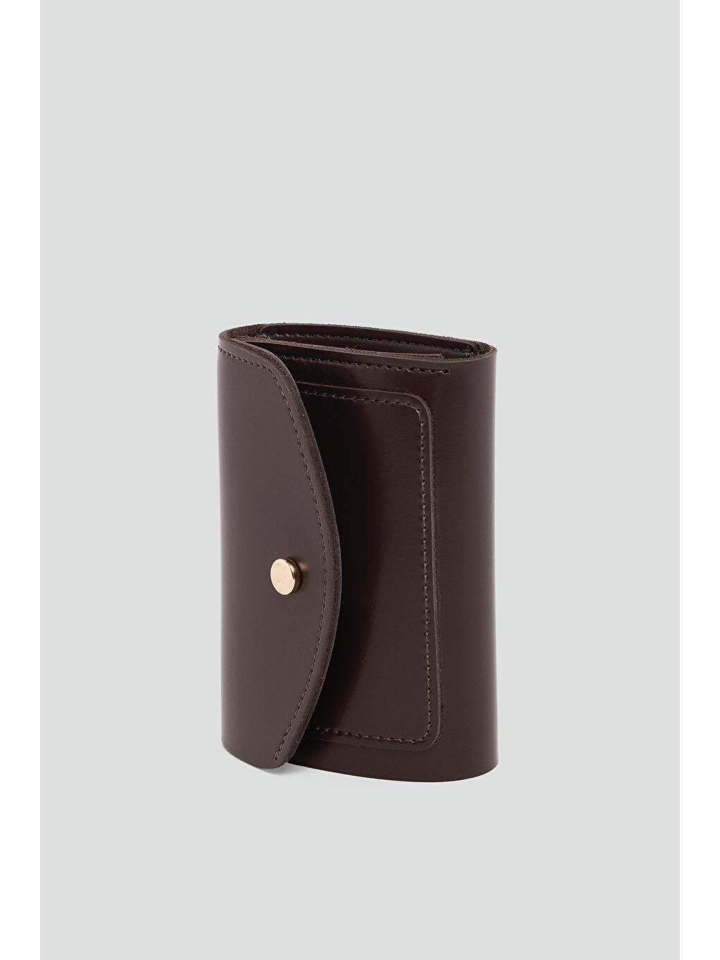 Kahverengi Pico Kapaklı Kadın Cüzdan Kahve-2