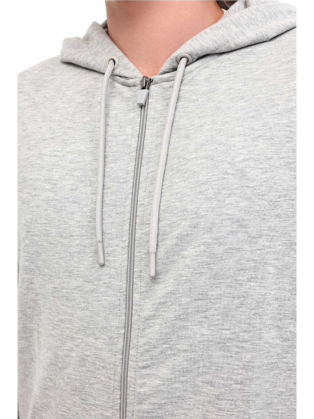 MB 18SN87 5PR Gri Erkek Eşofman Üstü-3