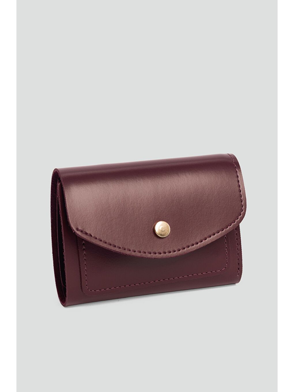 Pico Kapaklı Kadın Cüzdan Bordo-1