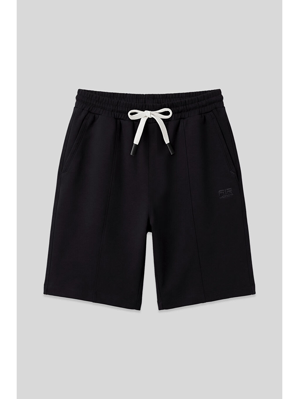 Standart Fit Basic 2li Paket Siyah-Gri Melanj Erkek Şort - 81277-2