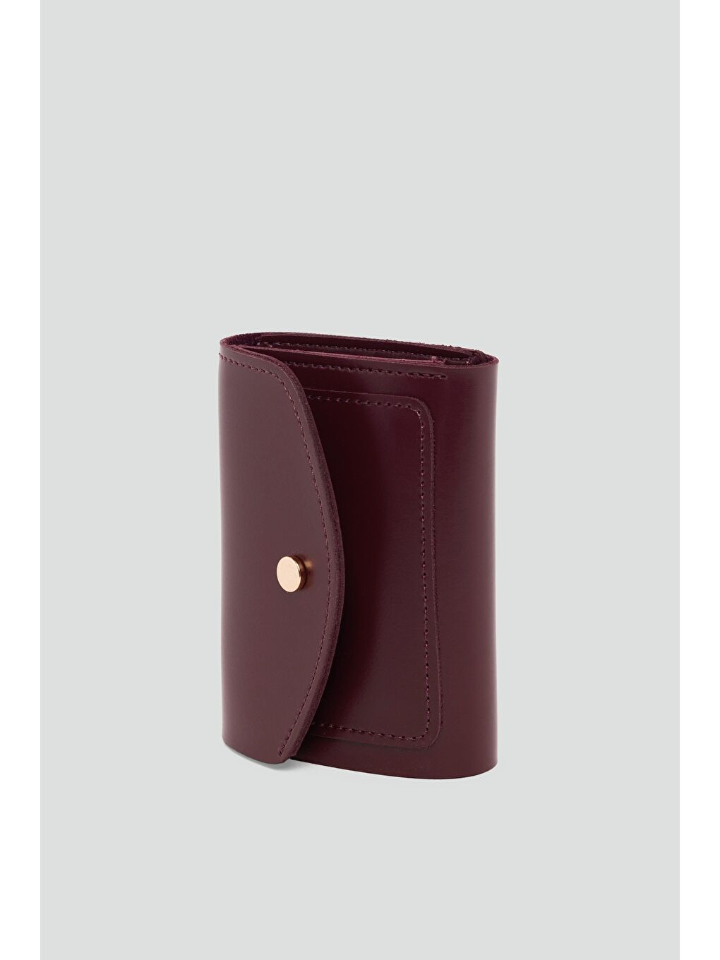 Pico Kapaklı Kadın Cüzdan Bordo-2