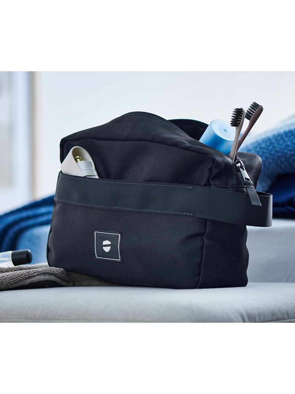 Kadın Siyah Makyaj Çantası-4