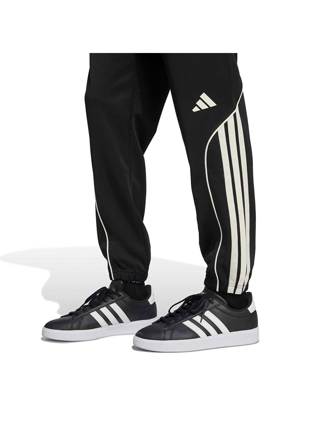 Stadium 3 Stripes Erkek Siyah Eşofman Takımı-2