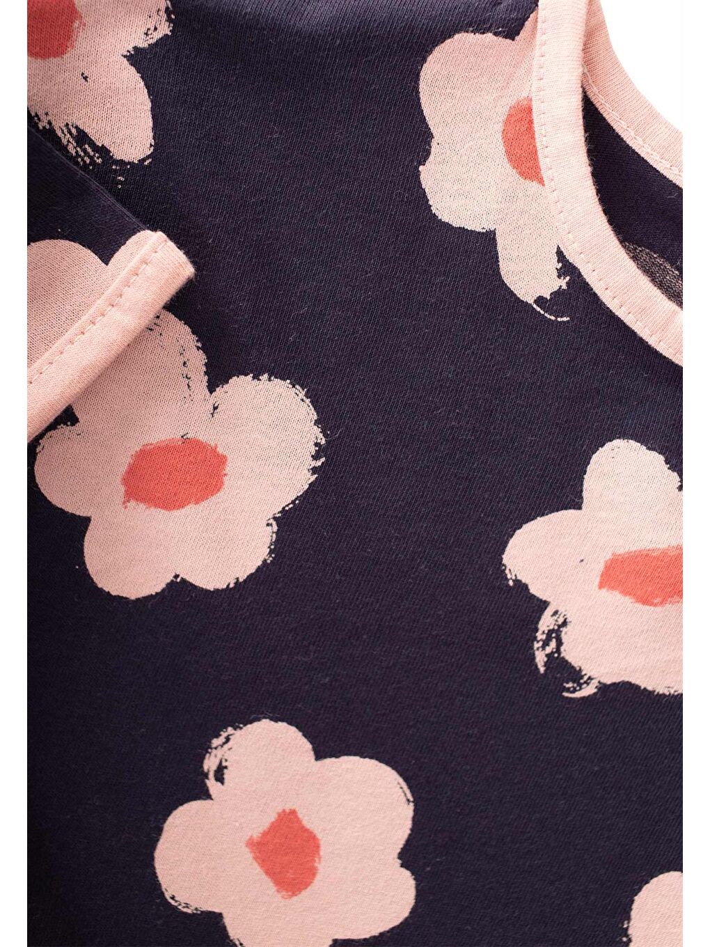 Lacivert Kız Çocuk Desenli Takım-2