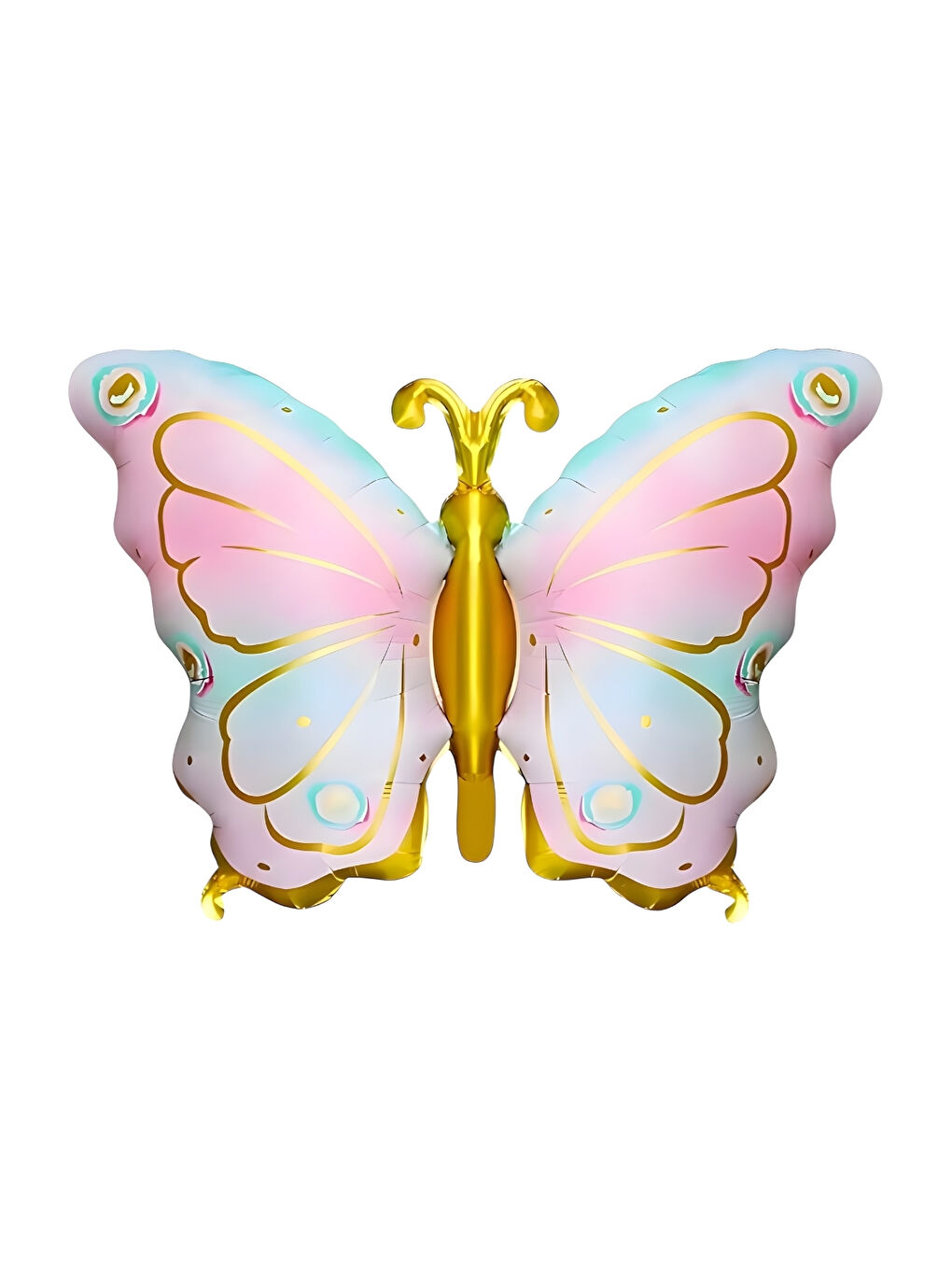 Karışık Çok Renkli Sevimli Kelebek Figür Parti Balonu
