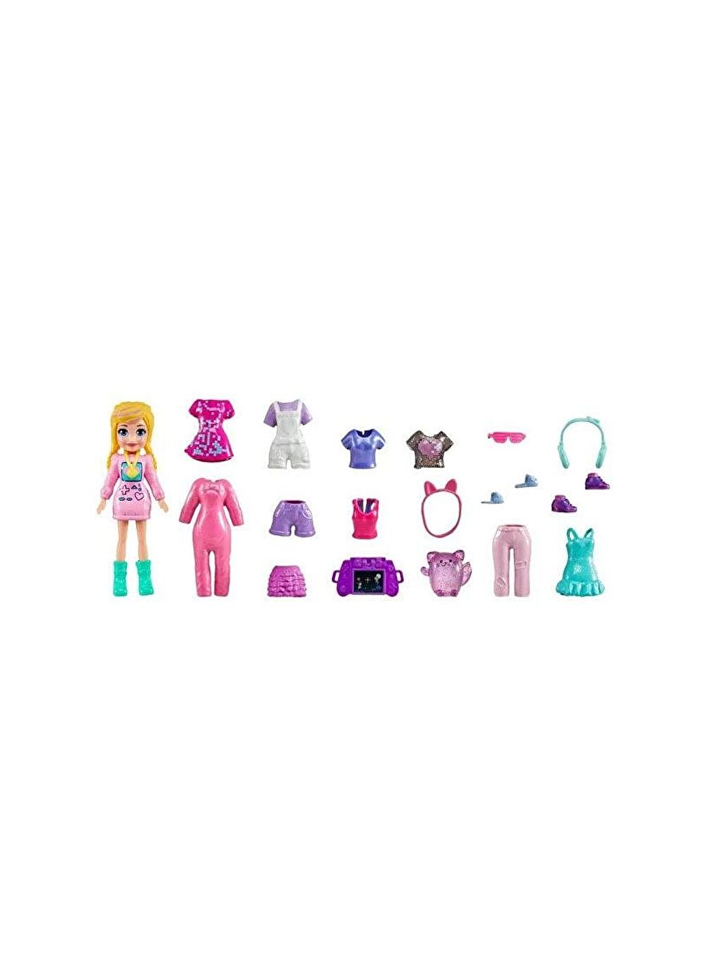 Polly Pocket Karışık Farklı Kombin Eğlencesi Oyun Setleri HRD60 - 1