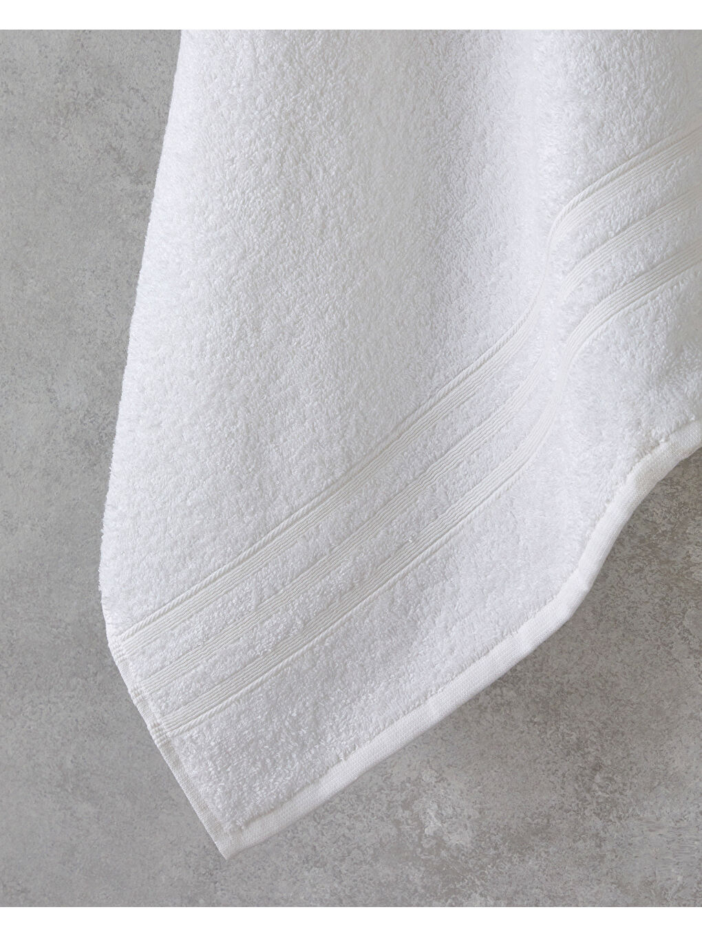 Pure Basic Pamuklu Banyo Havlusu Beyaz-1