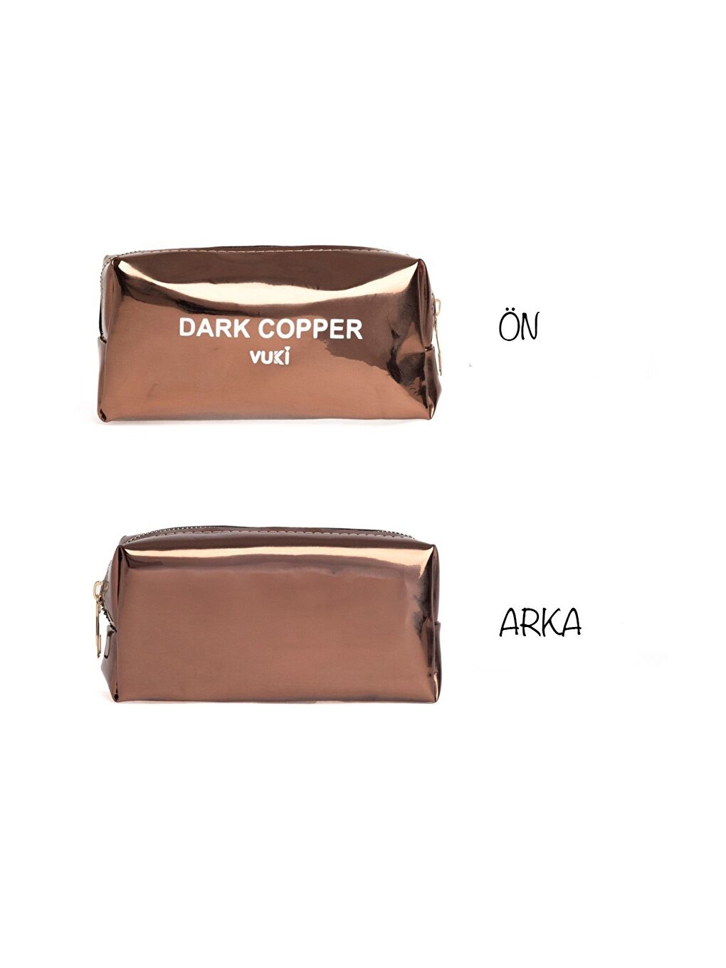 Yazı Baskılı Makyaj Çantası-4