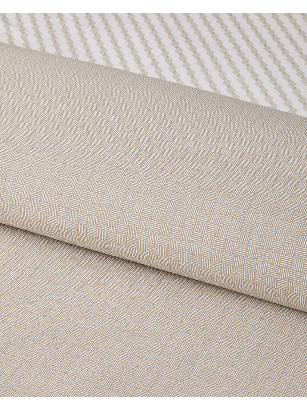 Linework Kolay Ütülenir Tek Kişilik Nevresim Takımı 160x220 cm Bej-2