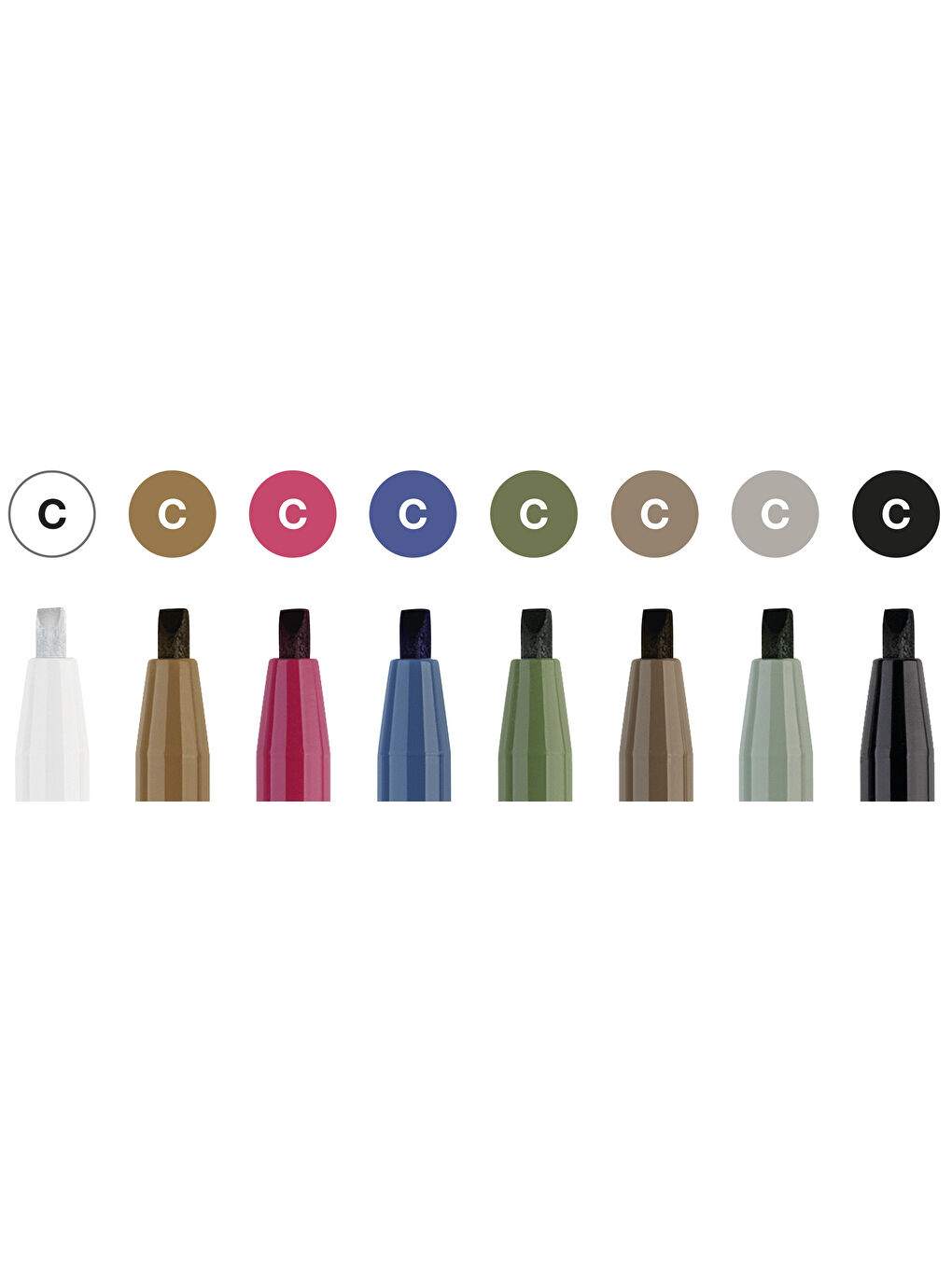 Pitt Artist Pen Kaligrafi Seti 8'li,Profesyonel Kaligrafi ve El Yazısı İçin Özel Tasarım-1