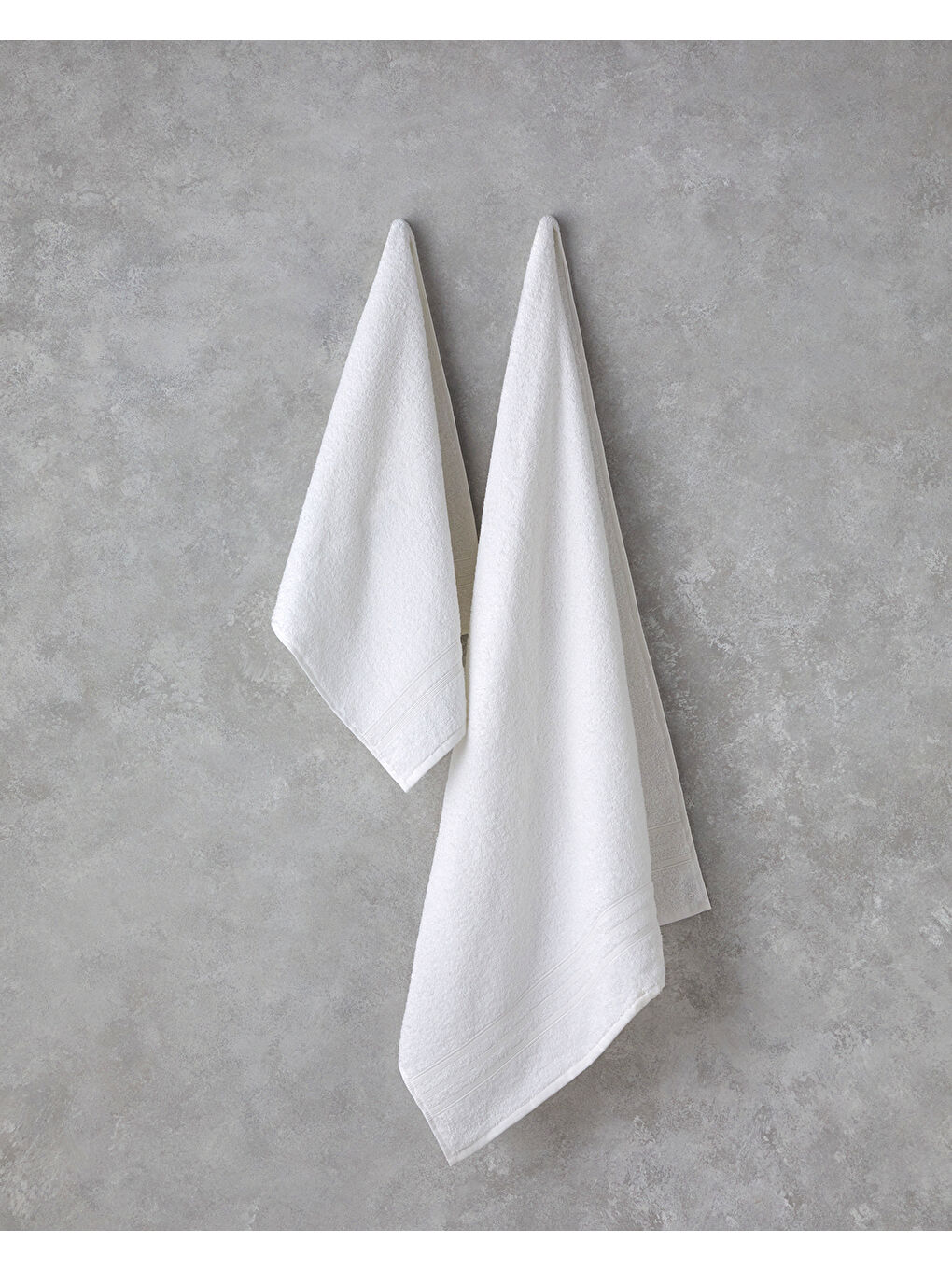 Pure Basic Pamuklu Banyo Havlusu Beyaz-2