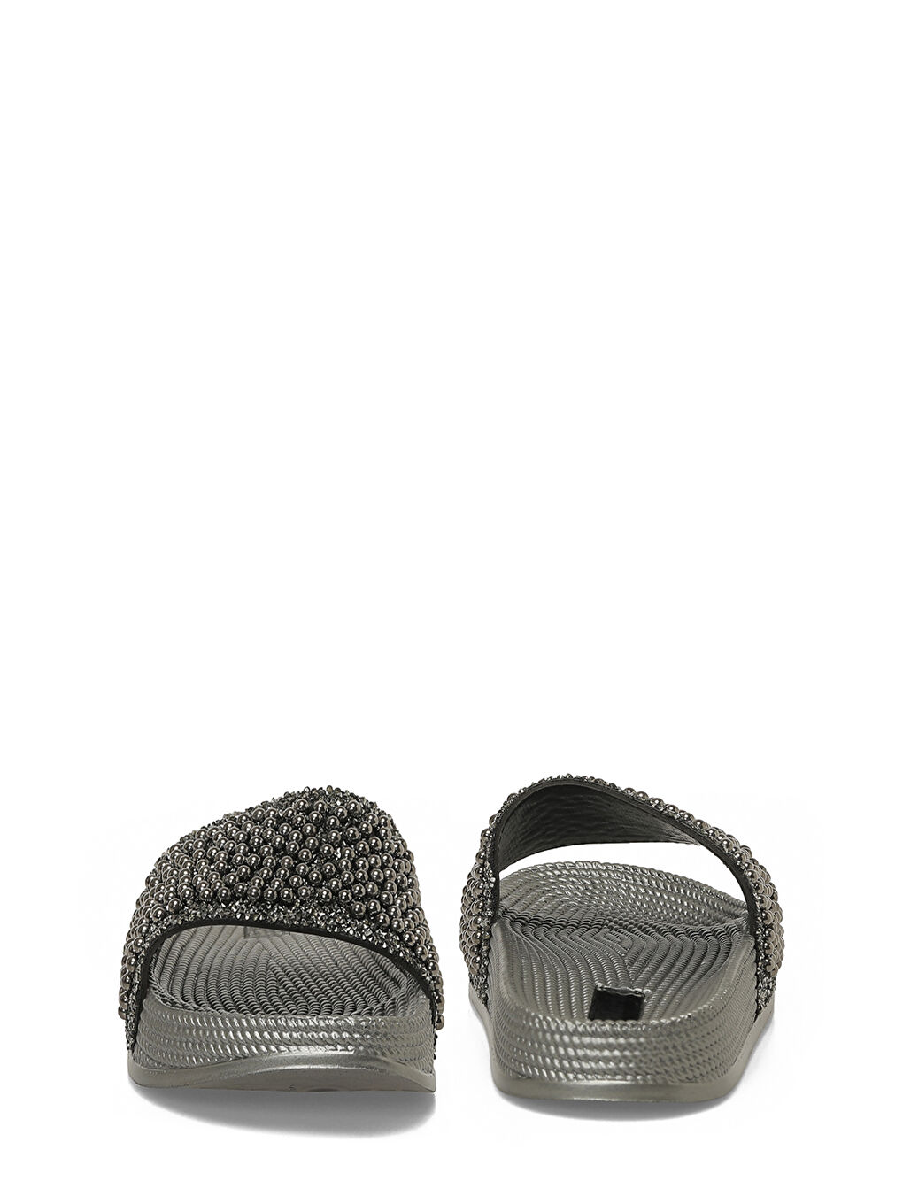 Gri 407149.Z6FX Gümüş Kadın Terlik-4