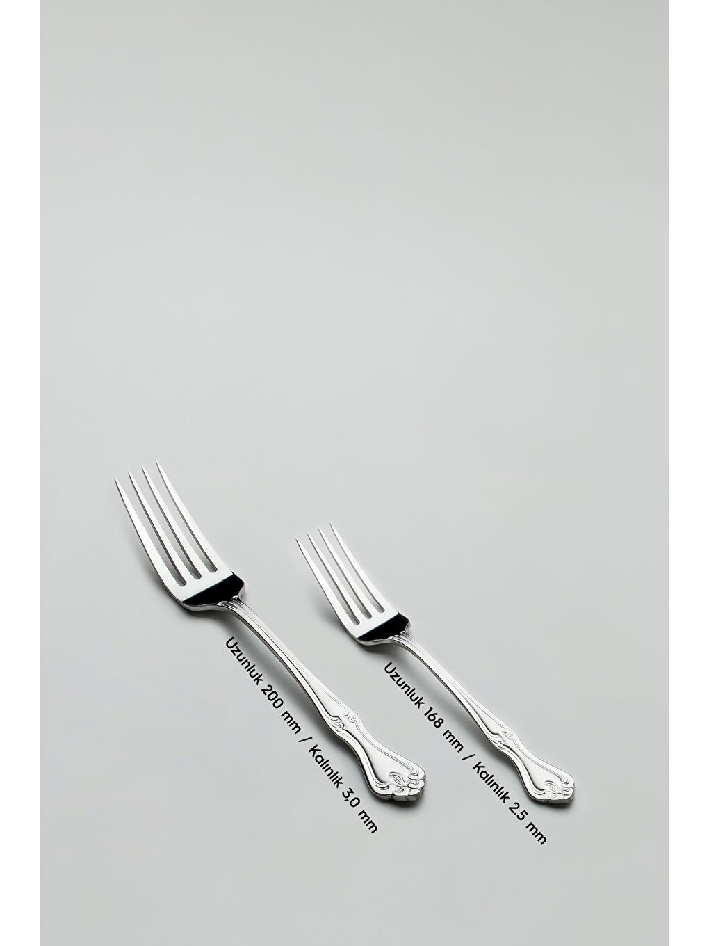 Gri Lalezar Saten 12 Kişilik 72 Parça Kutulu Çatal Kaşık Bıçak Takımı-4