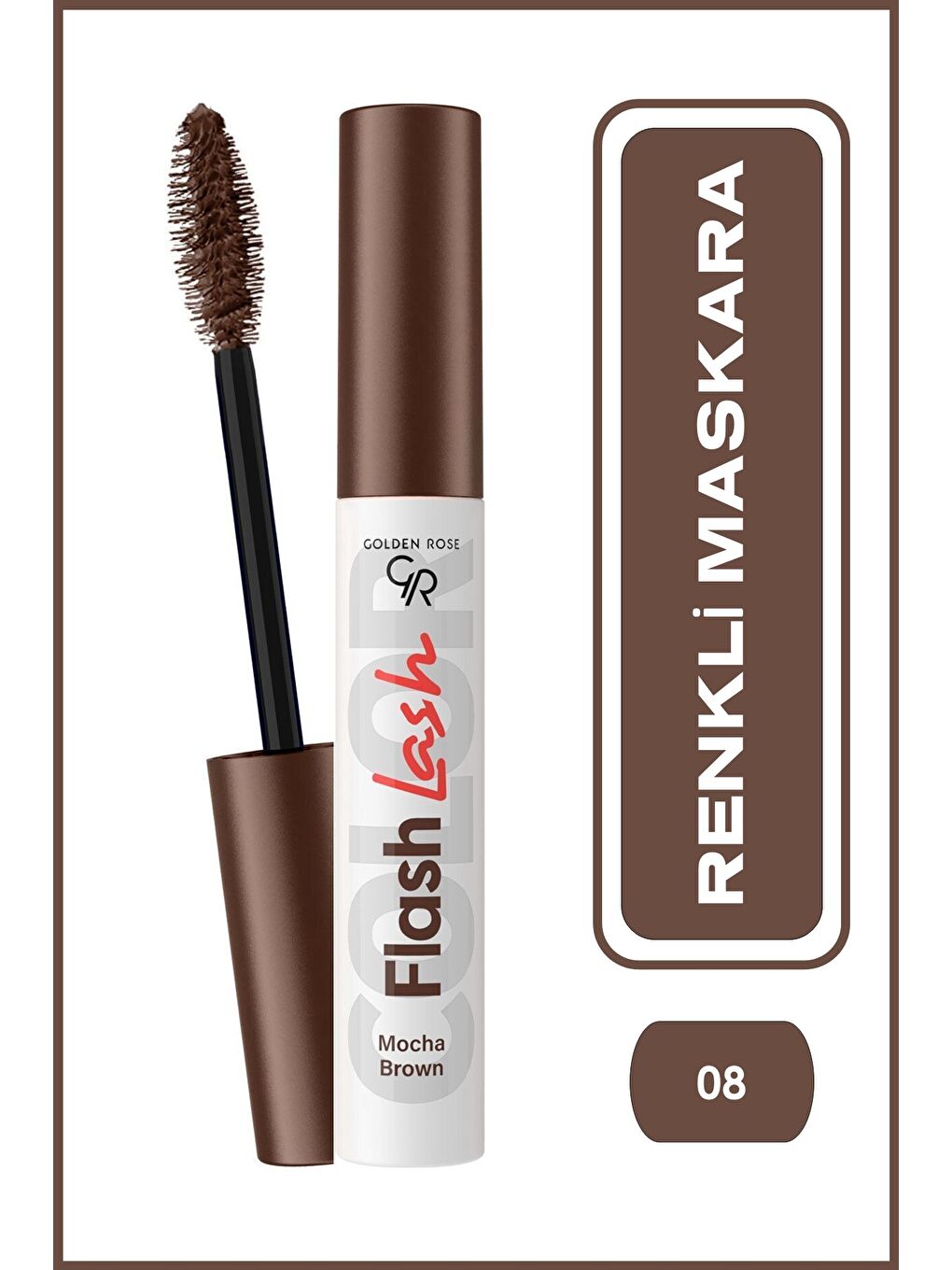Flash Lash Renkli Maskara No:08 & Lipliner No:223 & Sweet Kiss Meyveli Dudak Parlatıcı No:05 Makyaj-1