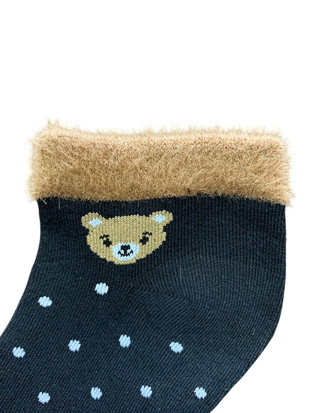 Siyah 6'lı Kadın Desenli Yumoş Kaliteli Patik Çorap-1