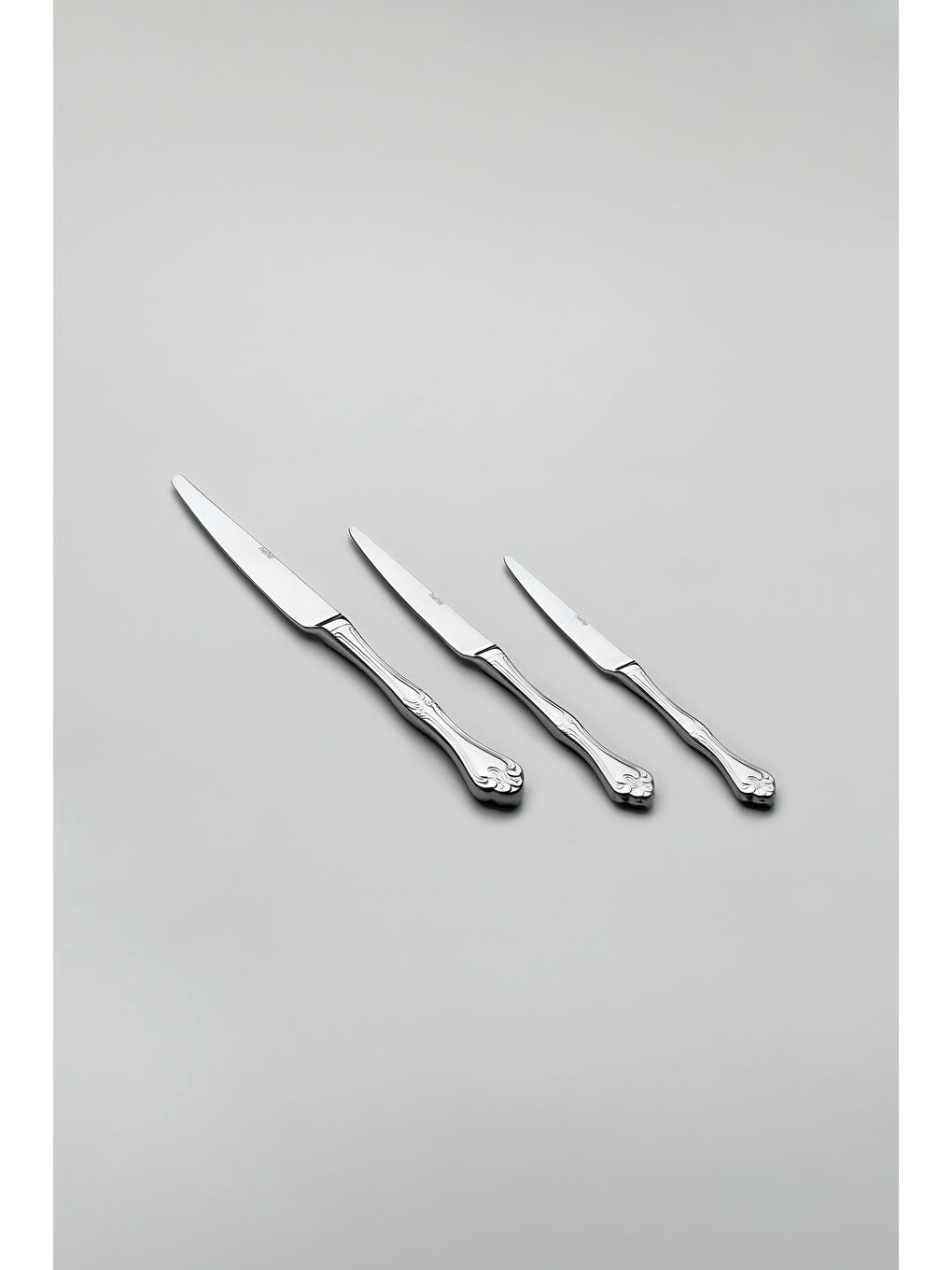 Gri Lalezar Saten 12 Kişilik 72 Parça Kutulu Çatal Kaşık Bıçak Takımı-6