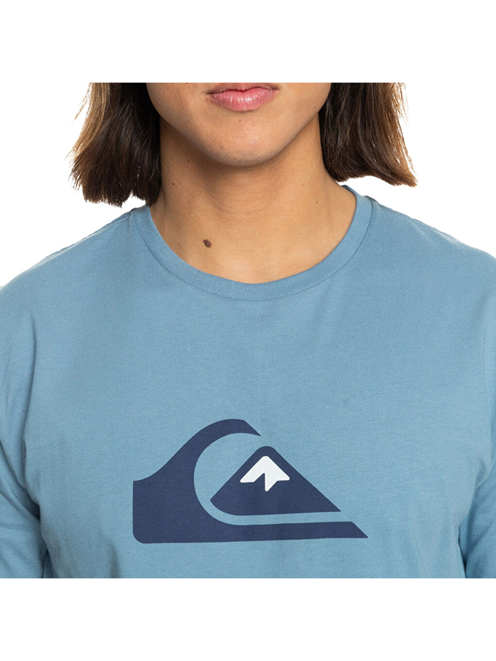 Comp Logo Erkek Mavi Tişört-3