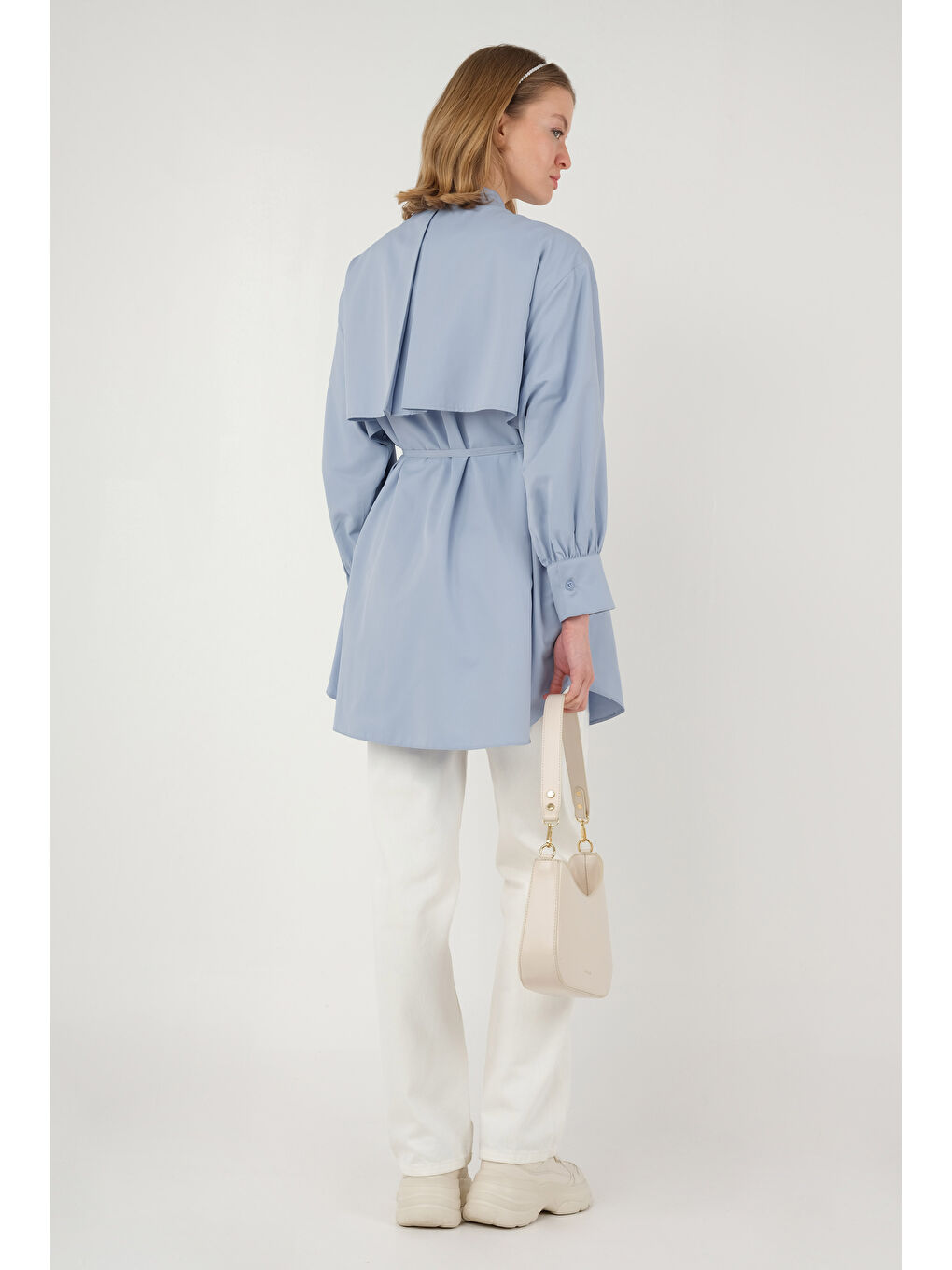 Rüzgarlıklı Gömlek Bebe Mavi-1