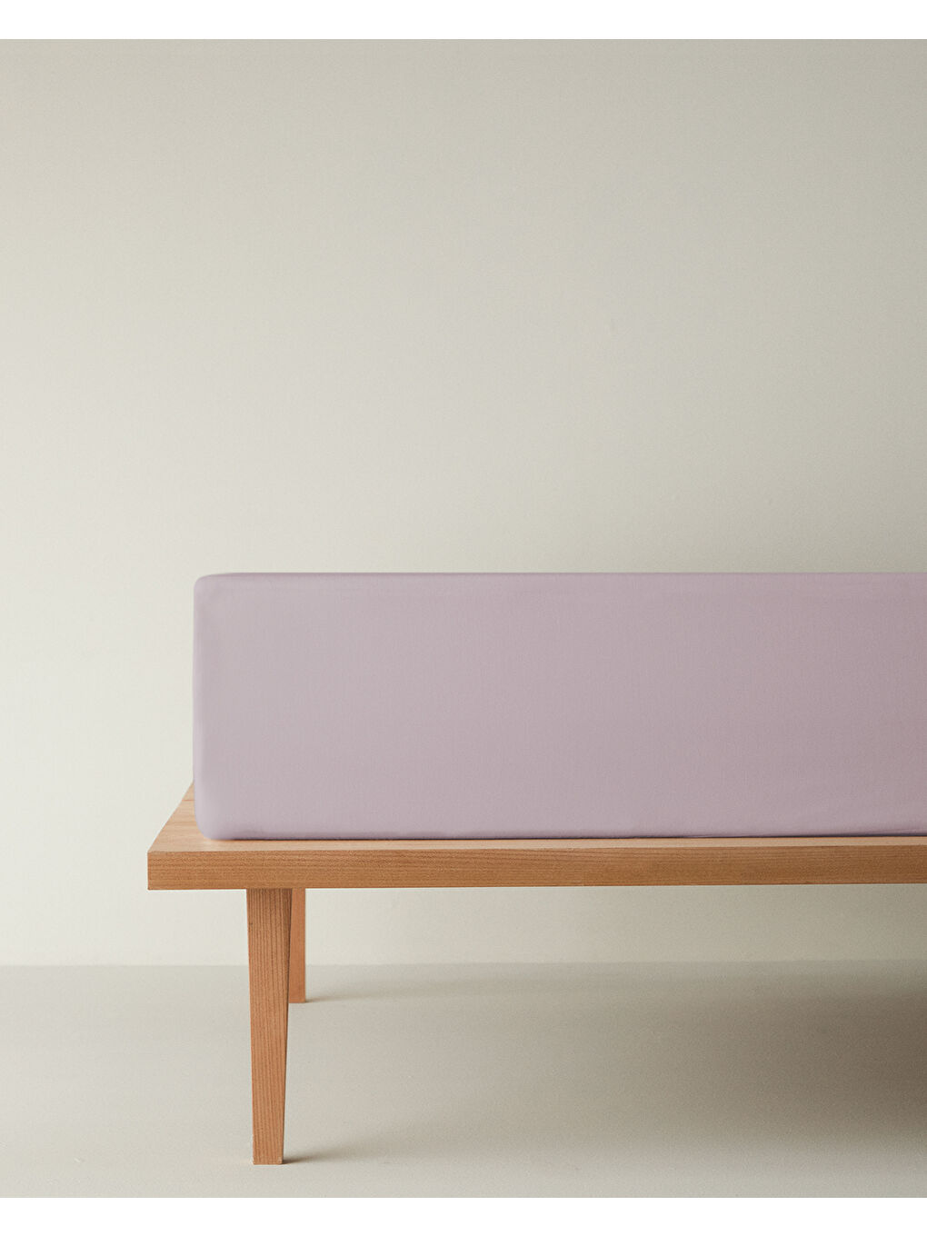 Novella Premium Soft Pamuk Tek Kişilik Lastikli Çarşaf 100x200 cm Lila