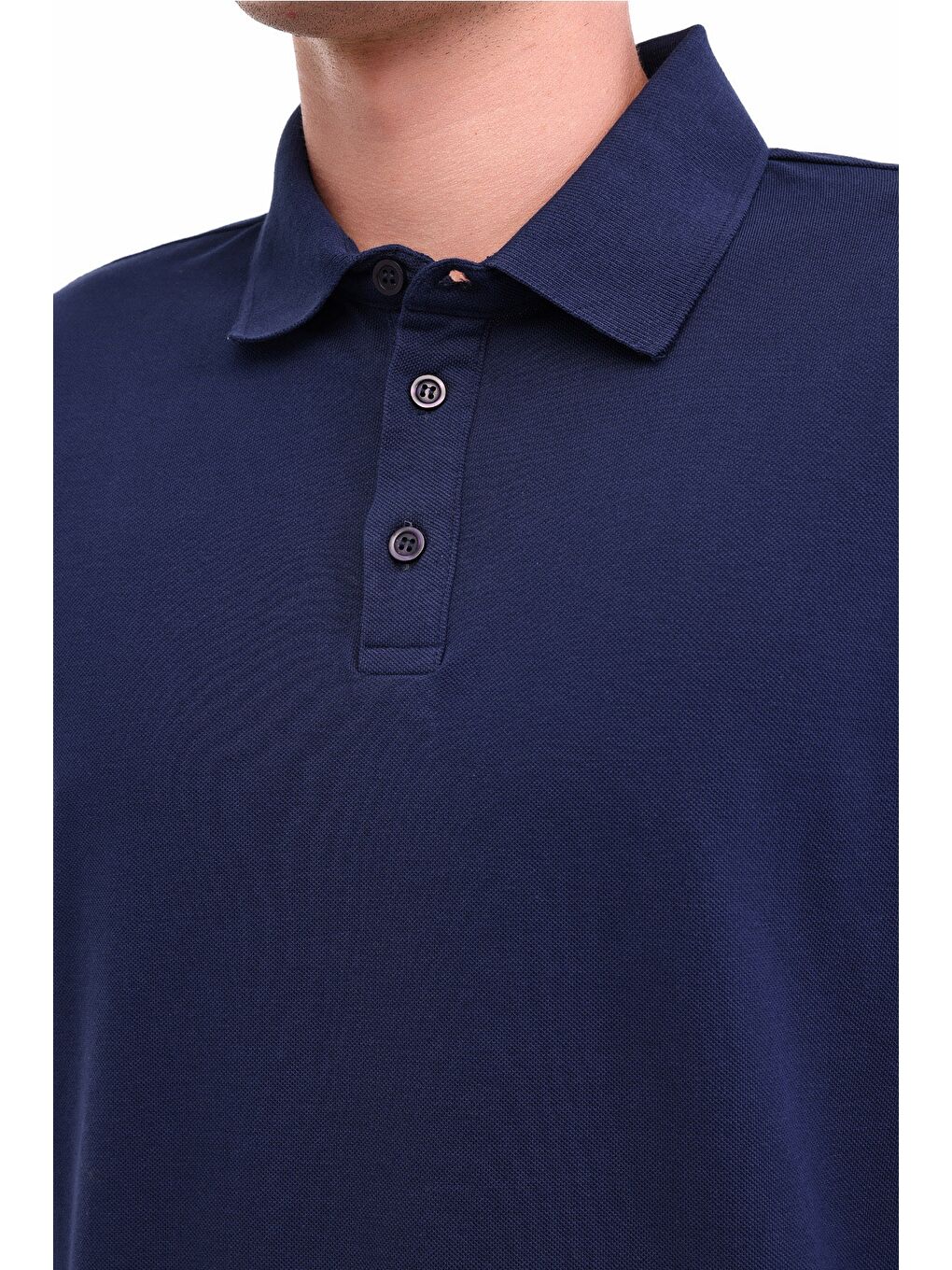 MB SN329 UKOL POLO 5PR Lacivert Erkek Uzun Kol T-Shirt-3