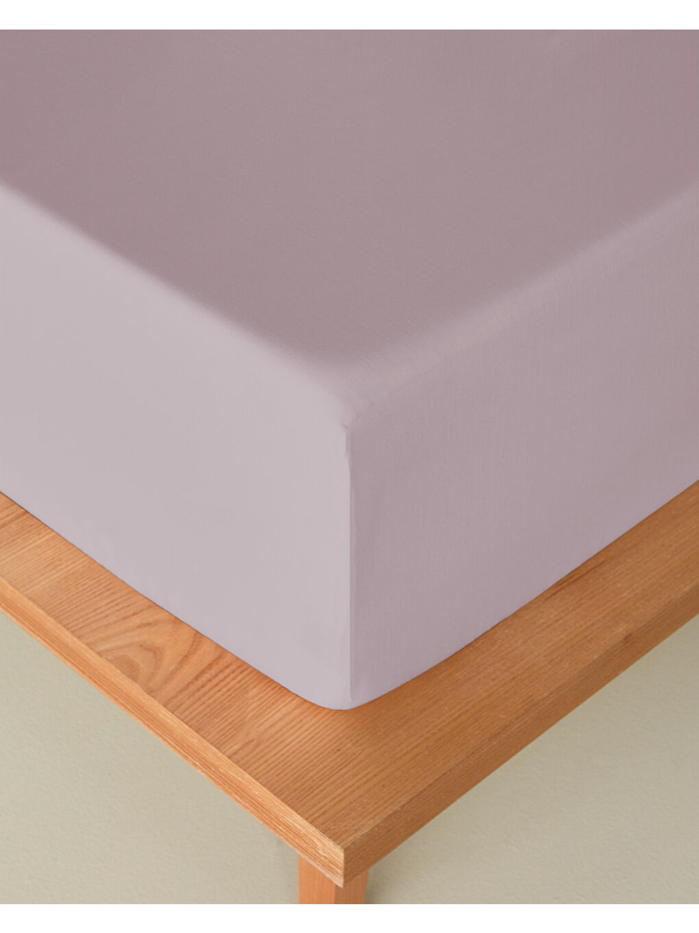 Novella Premium Soft Pamuk Tek Kişilik Lastikli Çarşaf 100x200 cm Lila-1