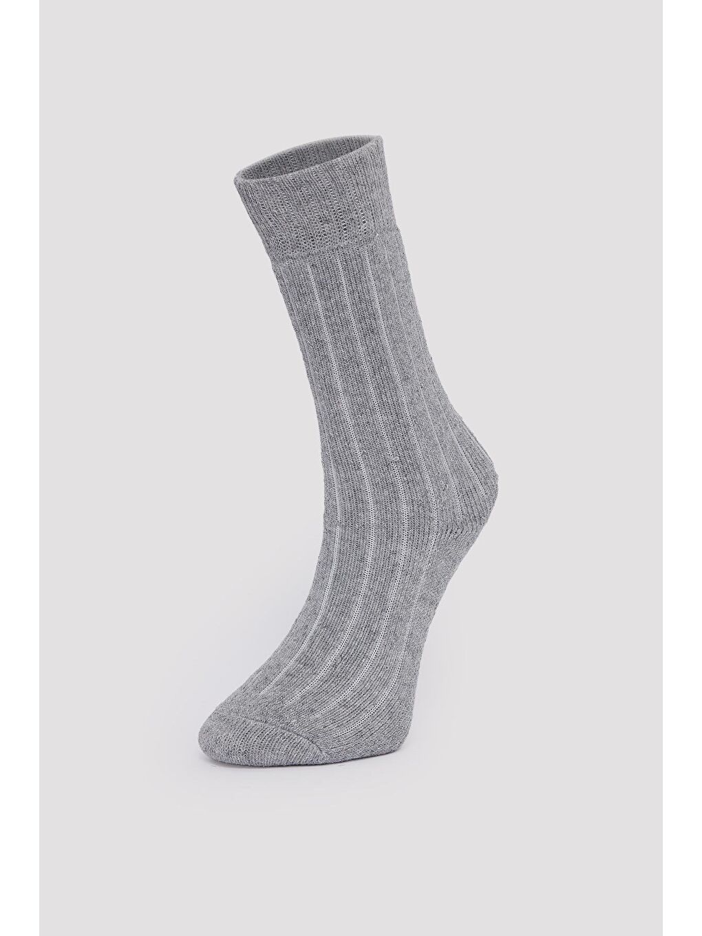 Kışlık Kalın Gri Erkek Çorap
