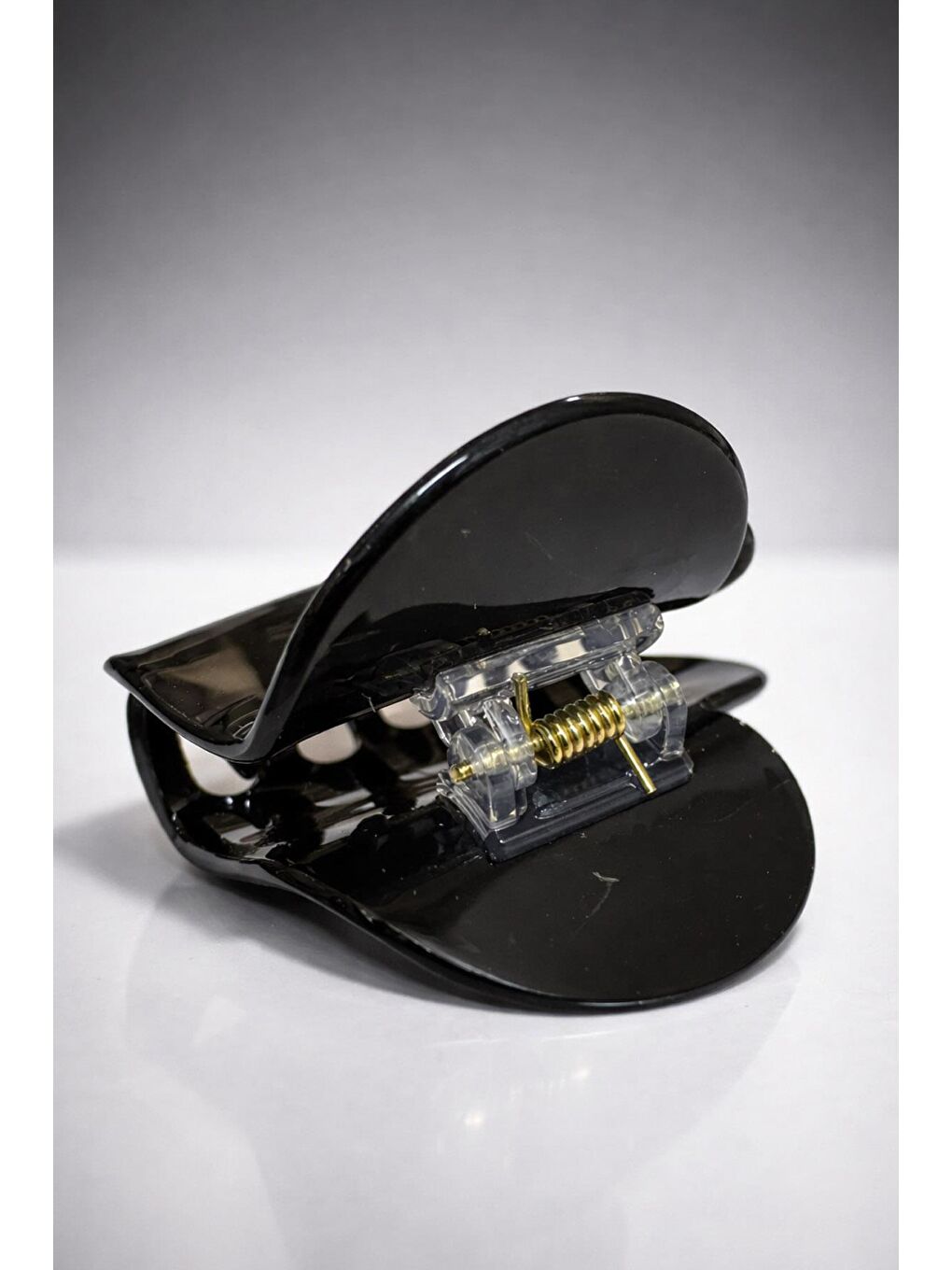 Siyah Kalp Model Lüks Asetat Mandal Toka