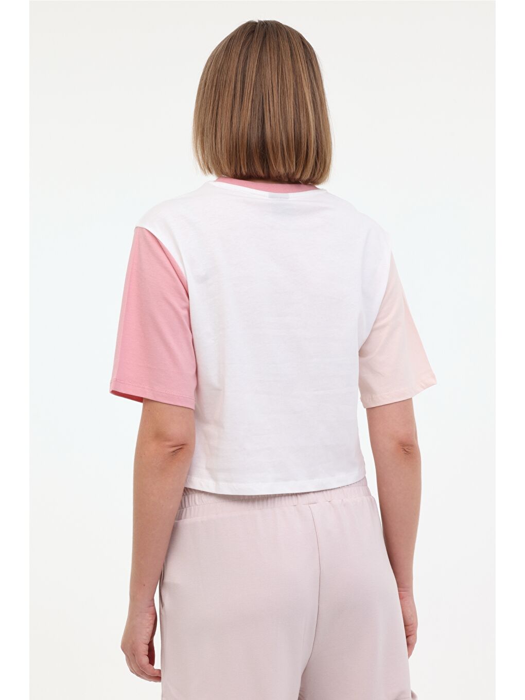WL ANNABEL 11CK1235 4FX Pembe Kadın Kısa Kol Tişört-1
