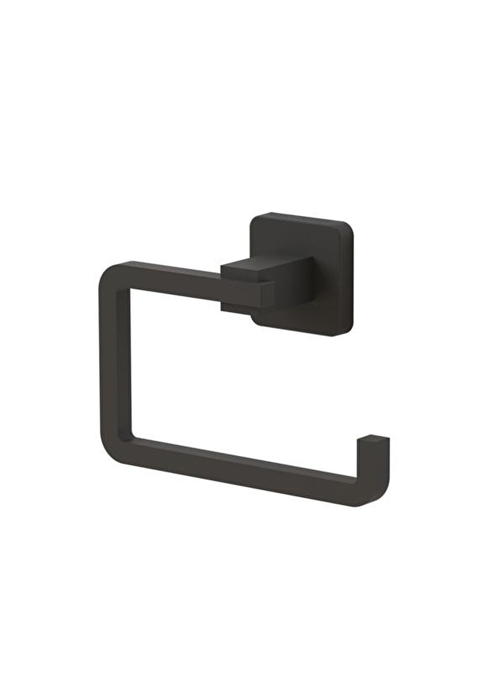 Mat Siyah Alüminyum Tuvalet Kağıtlığı-1