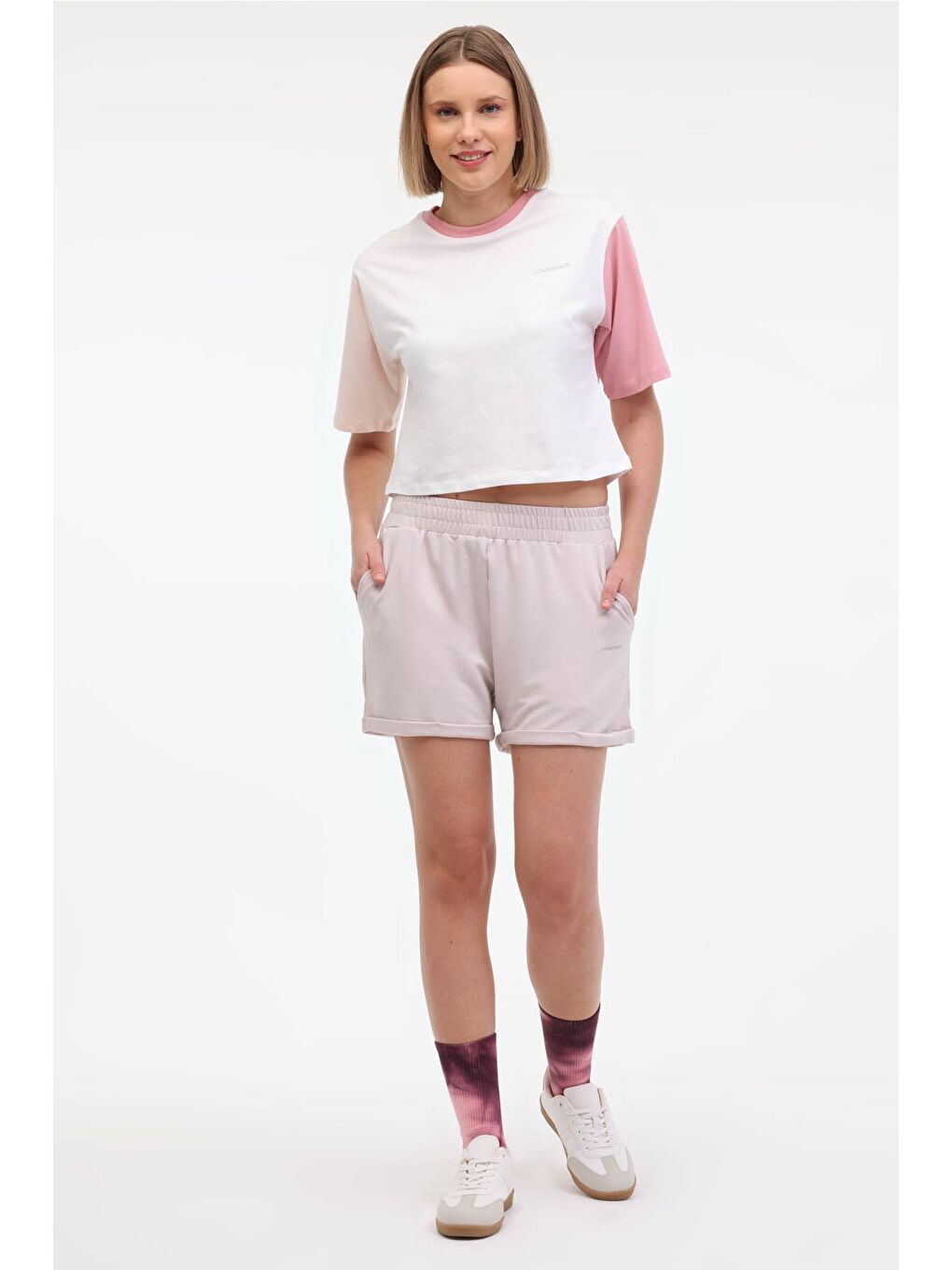 WL ANNABEL 11CK1235 4FX Pembe Kadın Kısa Kol Tişört-2