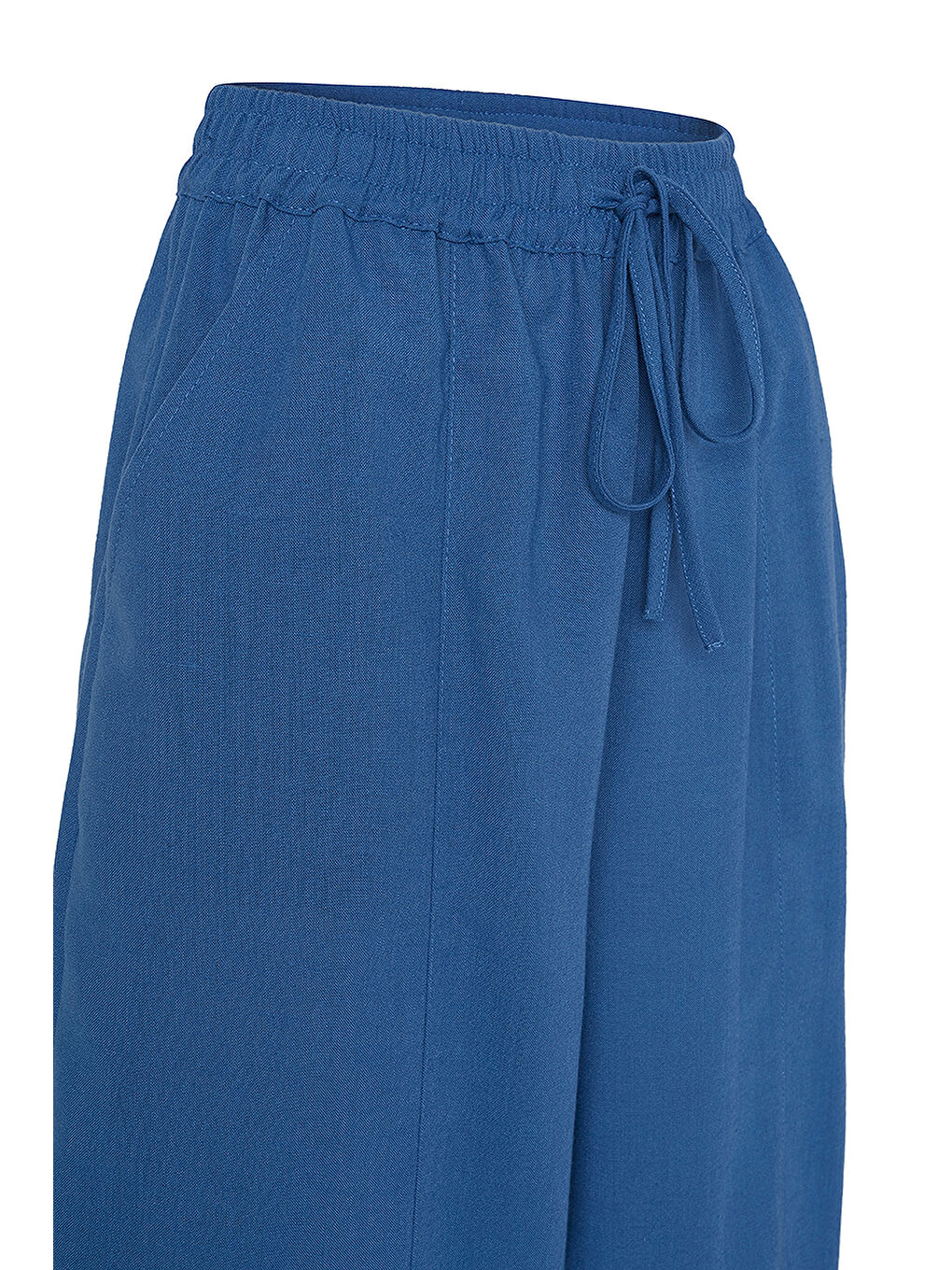 Mavi Rahat Kesim Basic Pantolon-1