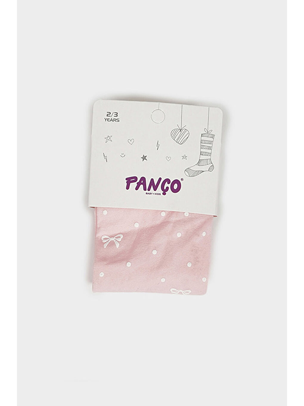 Pembe Kız Çocuk Mikro Külotlu Çorap-3