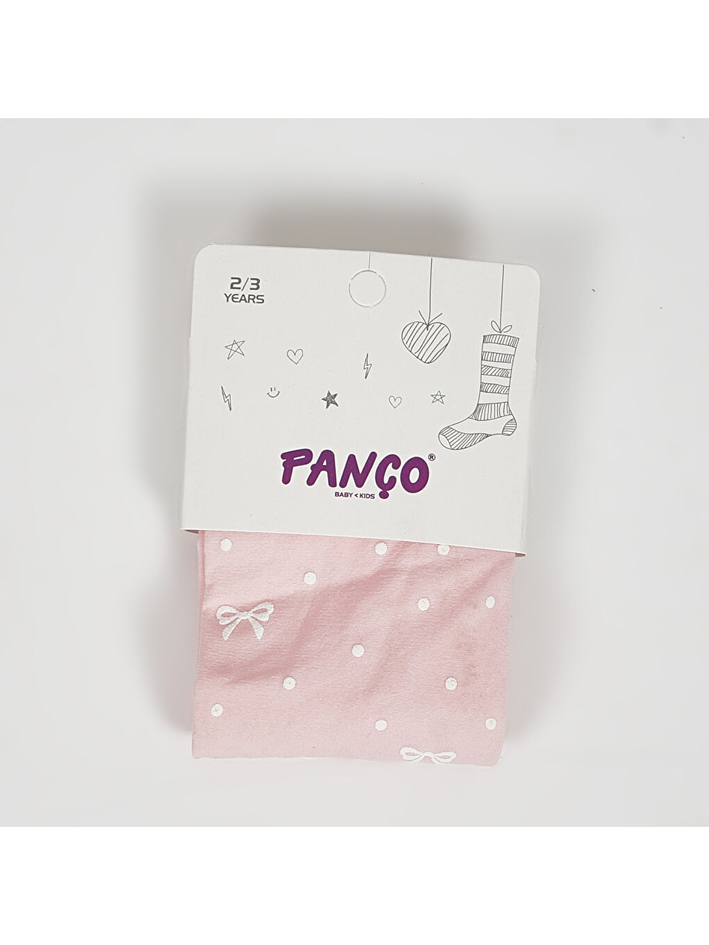 Pembe Kız Çocuk Mikro Külotlu Çorap-1