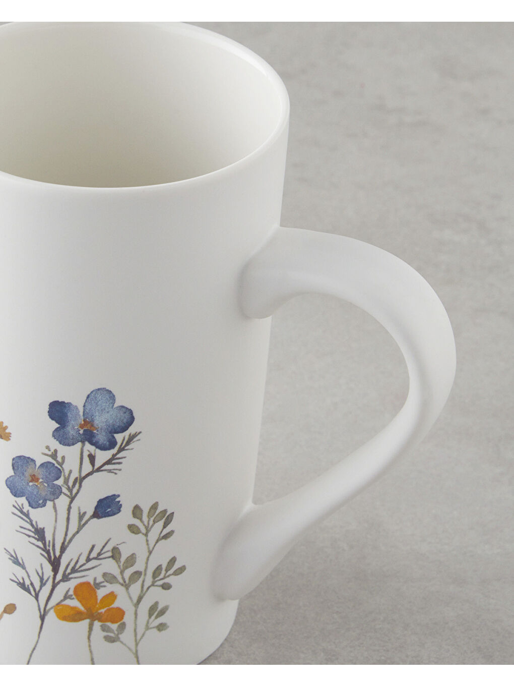 Beyaz Gardenia Love New Bone China Kupa 380 ml Renkli-2