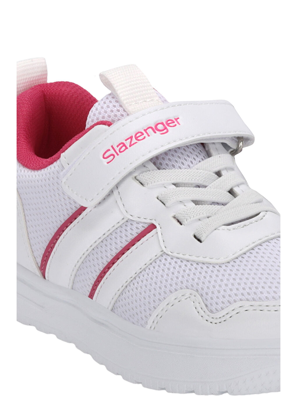 FIORA Kız Çocuk Cırt Cırtlı Beyaz / Fuşya Günlük Spor Ayakkabısı-3