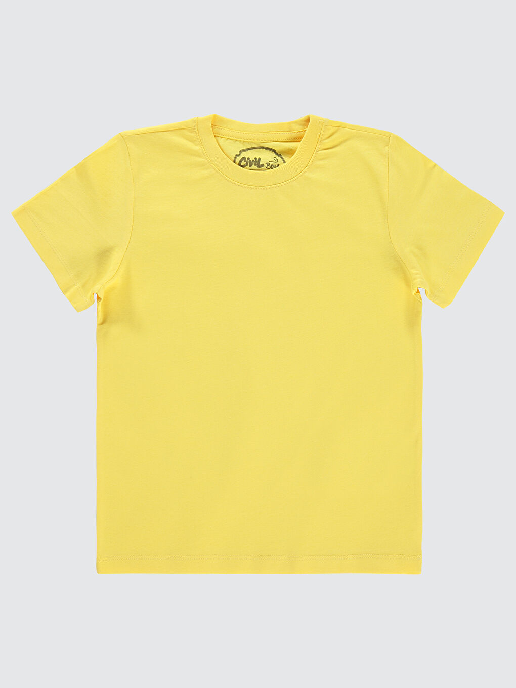 Boys Erkek Çocuk Tişört 6-9 Yaş Sarı