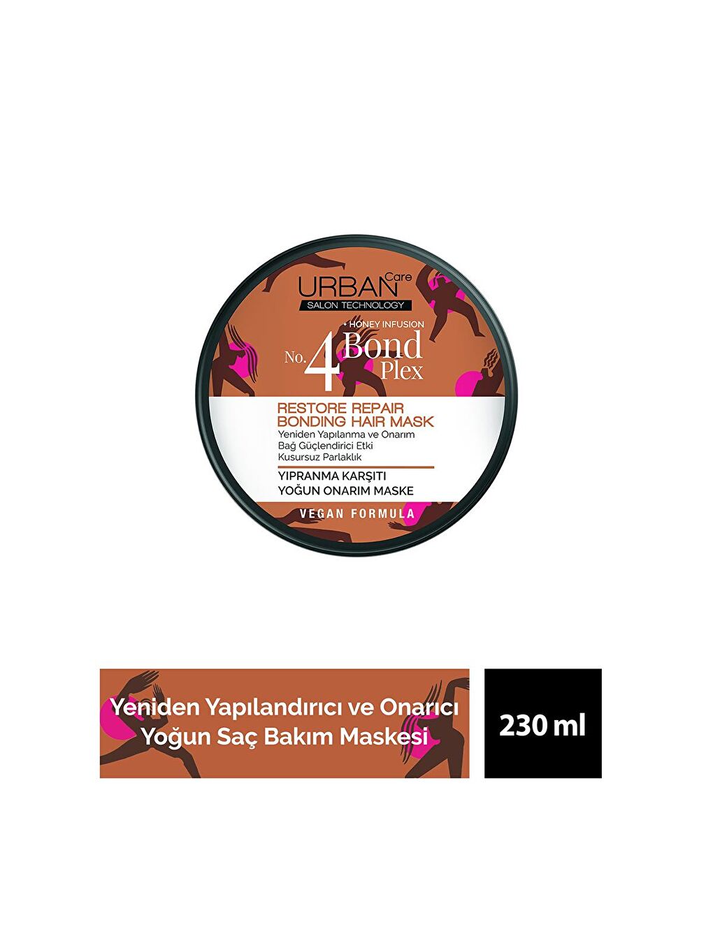 Urban Care No.4 Bond Plex Restore Repair Yıpranma Karşıtı Yoğun Onarım Maskesi 230 ml-vegan