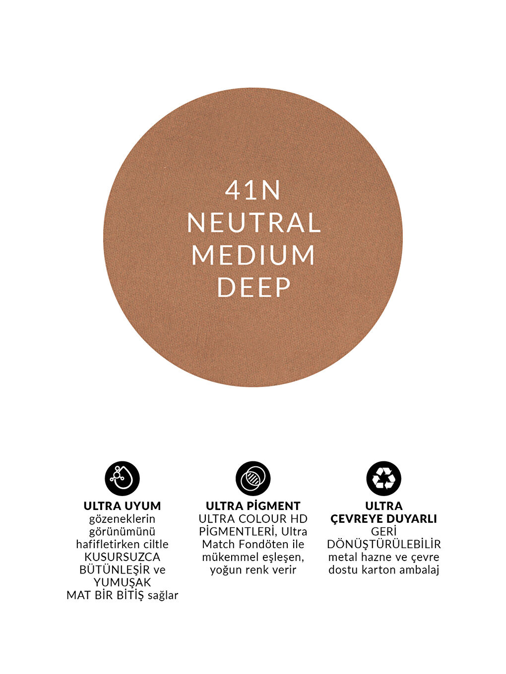 Ultra Colour Kompakt Pudra 41N Neutral Medium Deep-2