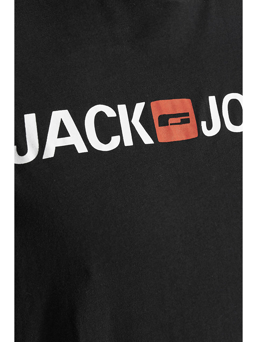 Siyah Büyük Beden Bisiklet Yaka % 100 Pamuk Plus Jjecorp Erkek T Shirt 12184987-4