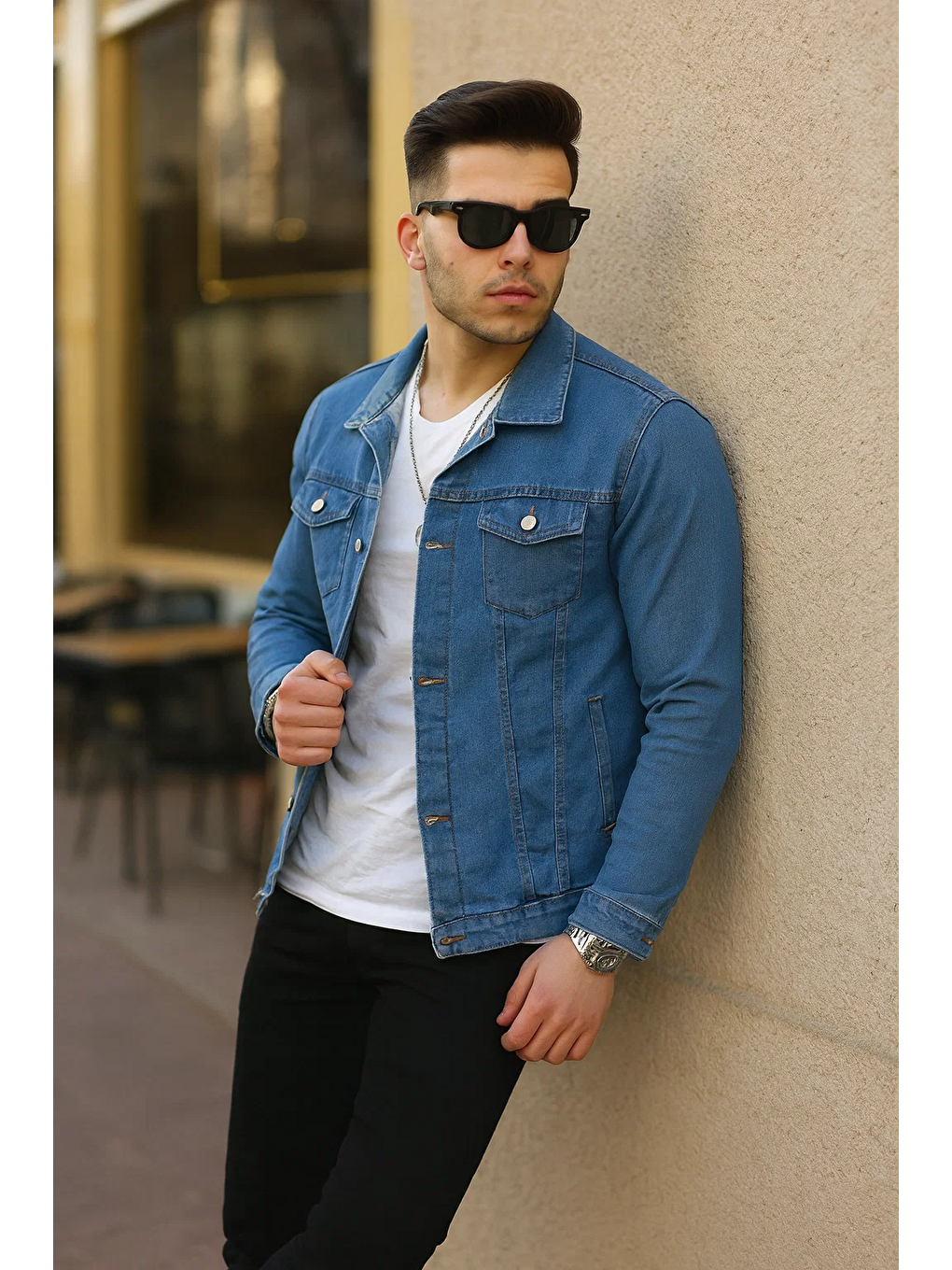 Mavi Erkek Slim Fit Denim Jean Ceket-3