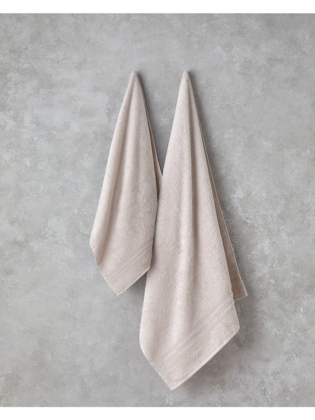 Pure Basic Pamuklu Banyo Havlusu Bej-2