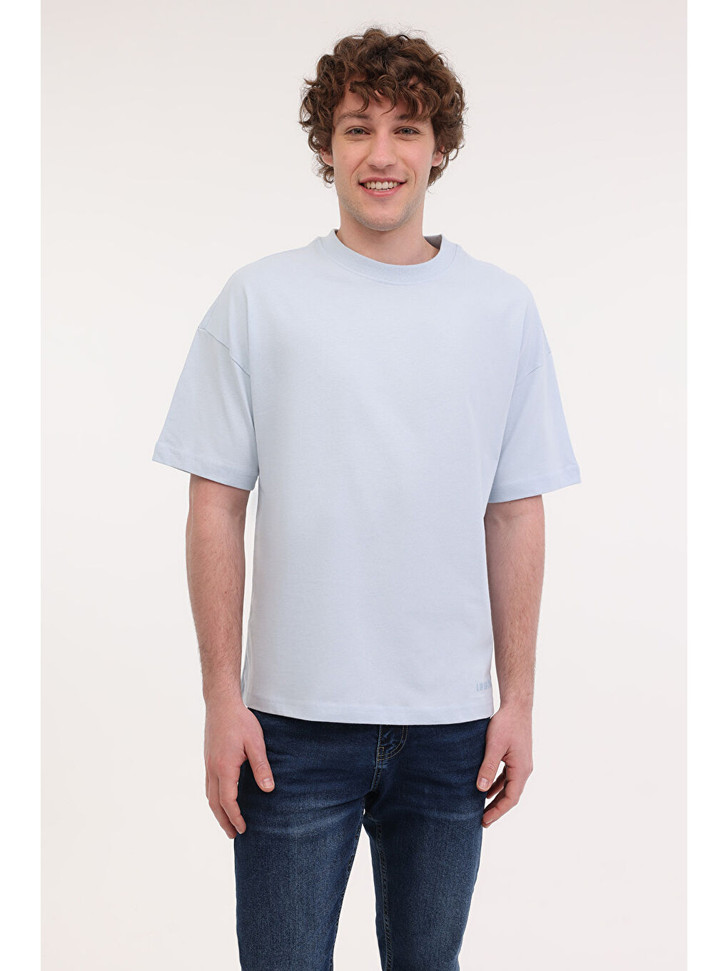 MB ROS 11HS113 5FX Mavi Erkek Kısa Kol T-Shirt