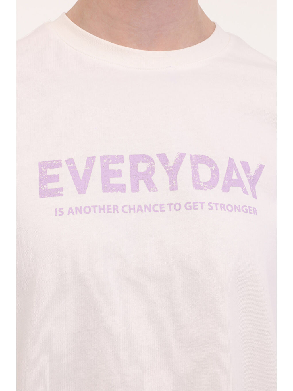 Bej WL FREYA 11SY790 5FX Ekru Kadın Kısa Kol T-Shirt-3