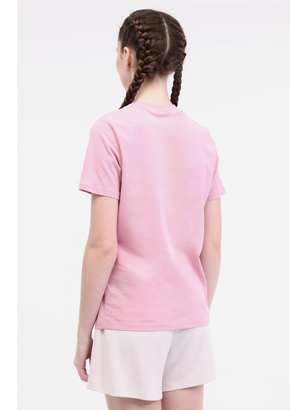 WL ROBI 11MS468 5FX Pembe Kadın Kısa Kol T-Shirt-1
