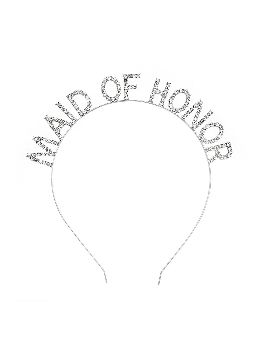 Sarı Maid Of Honour Baş Nedime Kristal Taşlı Parti Tacı